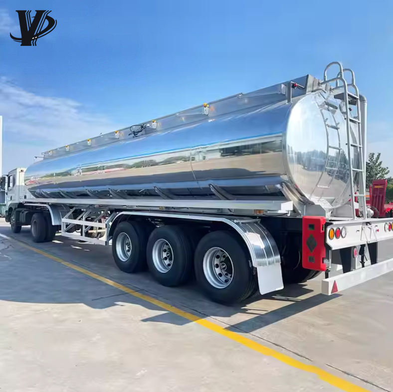 3 Axle Stainless Steel Fuel Trailer