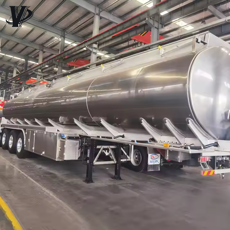 3 Axle Stainless Steel Fuel Trailer