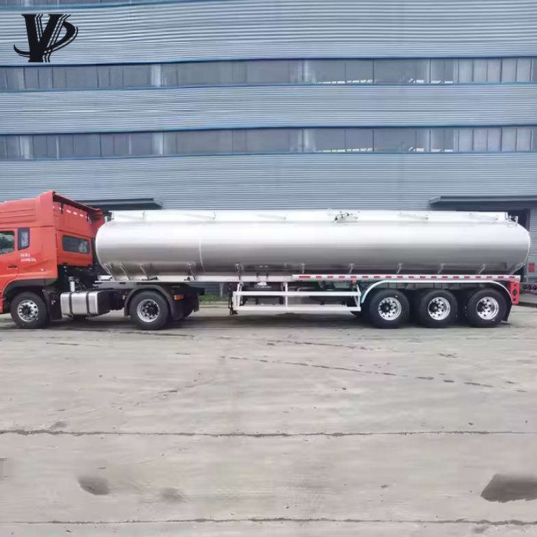 3 Axle Stainless Steel Fuel Trailer