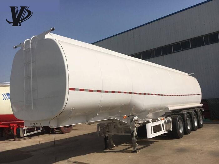 45000liters Aluminum Alloy Fuel Tanker Truck Trailers For Sale