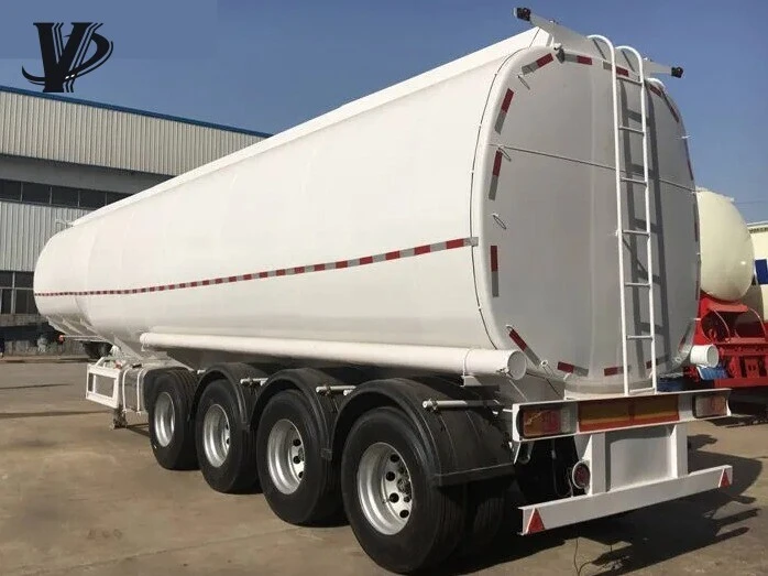 45000liters Aluminum Alloy Fuel Tanker Truck Trailers For Sale