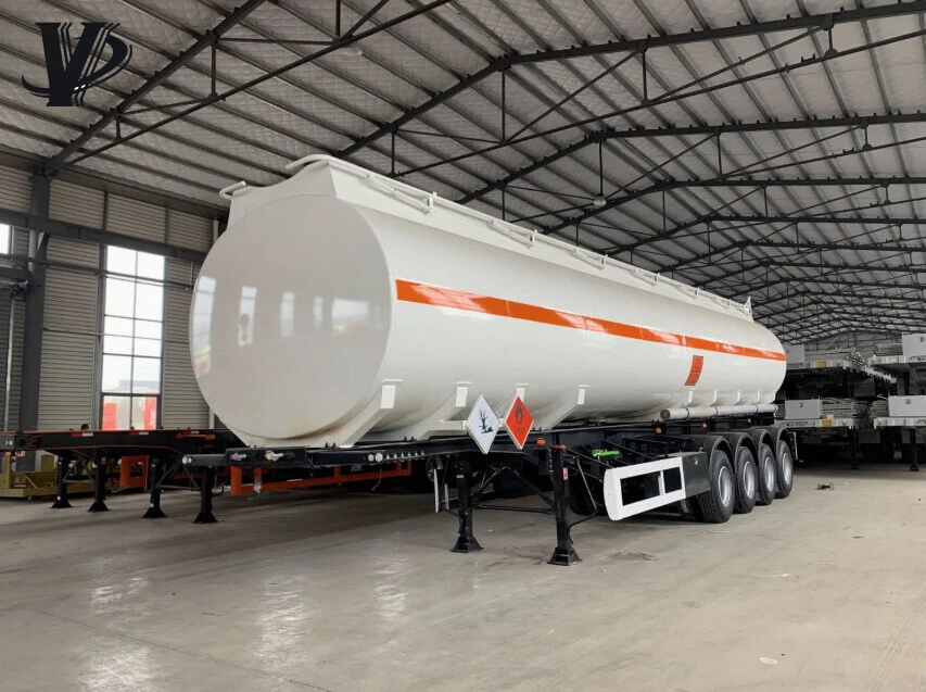 4 axles 60000liters oil tank fuel semi trailers