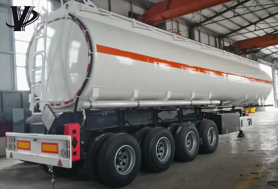 4 axles 60000liters oil tank fuel semi trailers