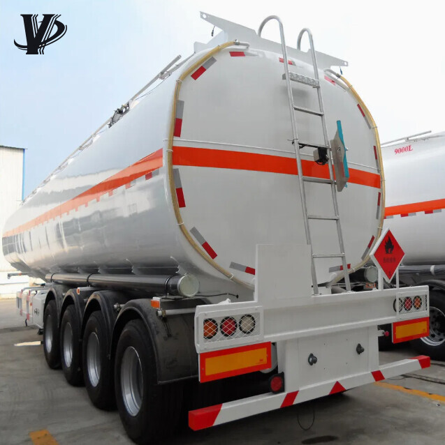 4 axles 60000liters oil tank fuel semi trailers