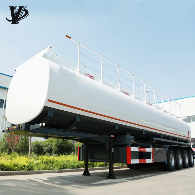 4 axles 54000liters oil tank fuel semi trailers