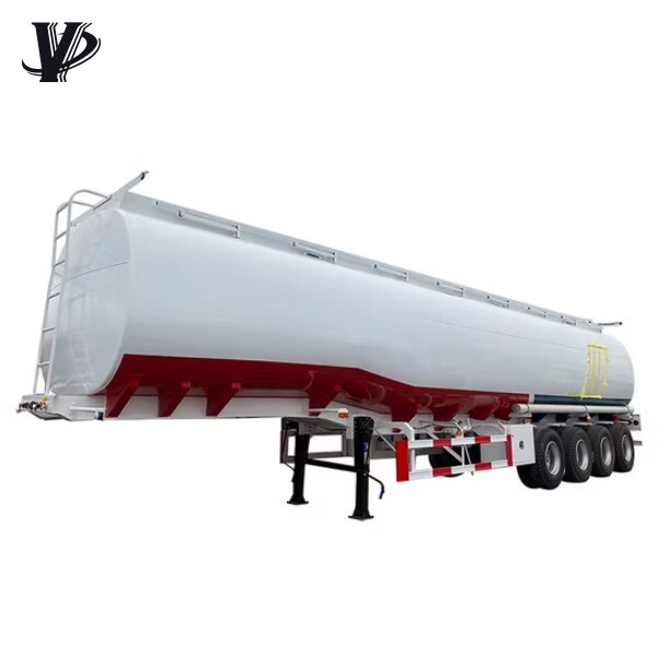4 axles 54000liters oil tank fuel semi trailers