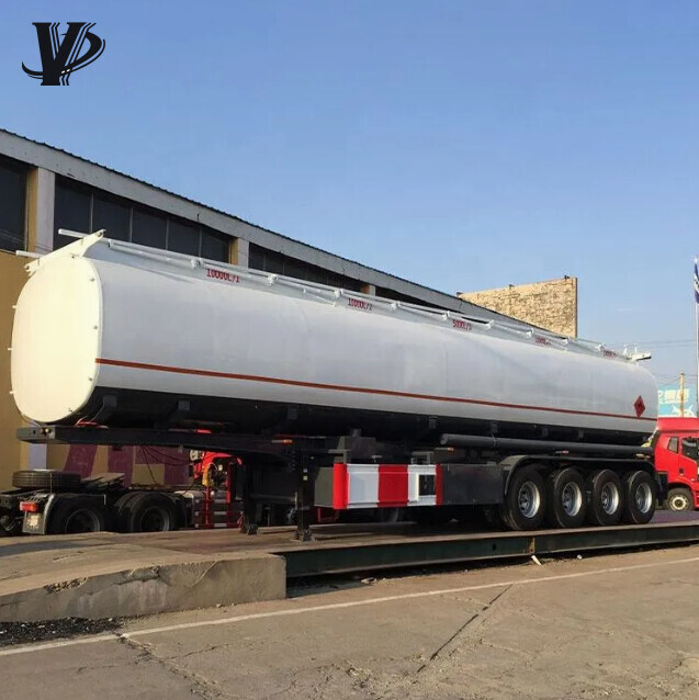 4 axles 54000liters oil tank fuel semi trailers