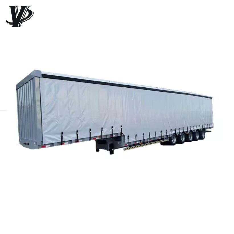 50 Ton 3 Axle Curtain Side Semi Trailer