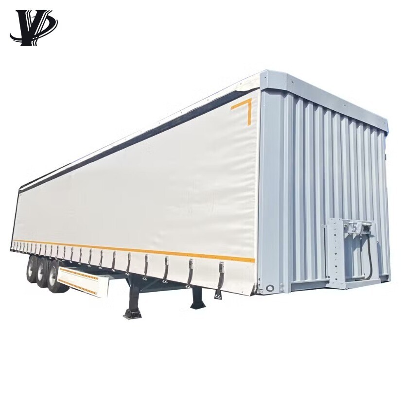 50 Ton 3 Axle Curtain Side Semi Trailer