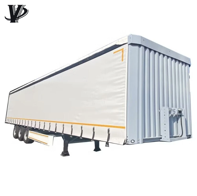 50 Ton 3 Axle Curtain Side Semi Trailer