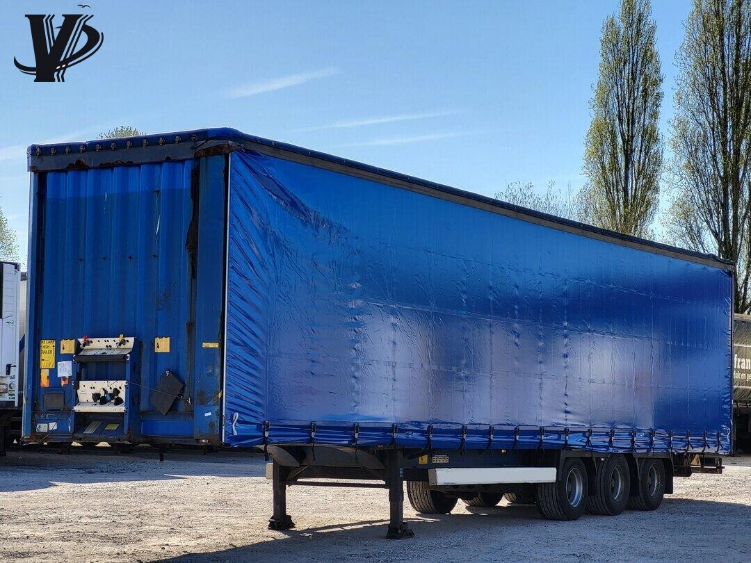 50 Ton 3 Axle Curtain Side Semi Trailer