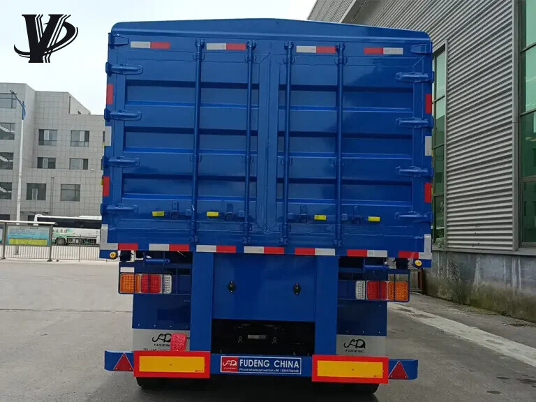 4 Axles Bulk Cargo Fence Trailer