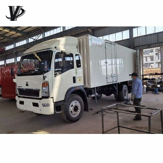 howo 2 ton box truck