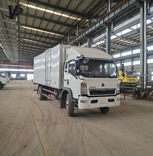 howo 2 ton box truck