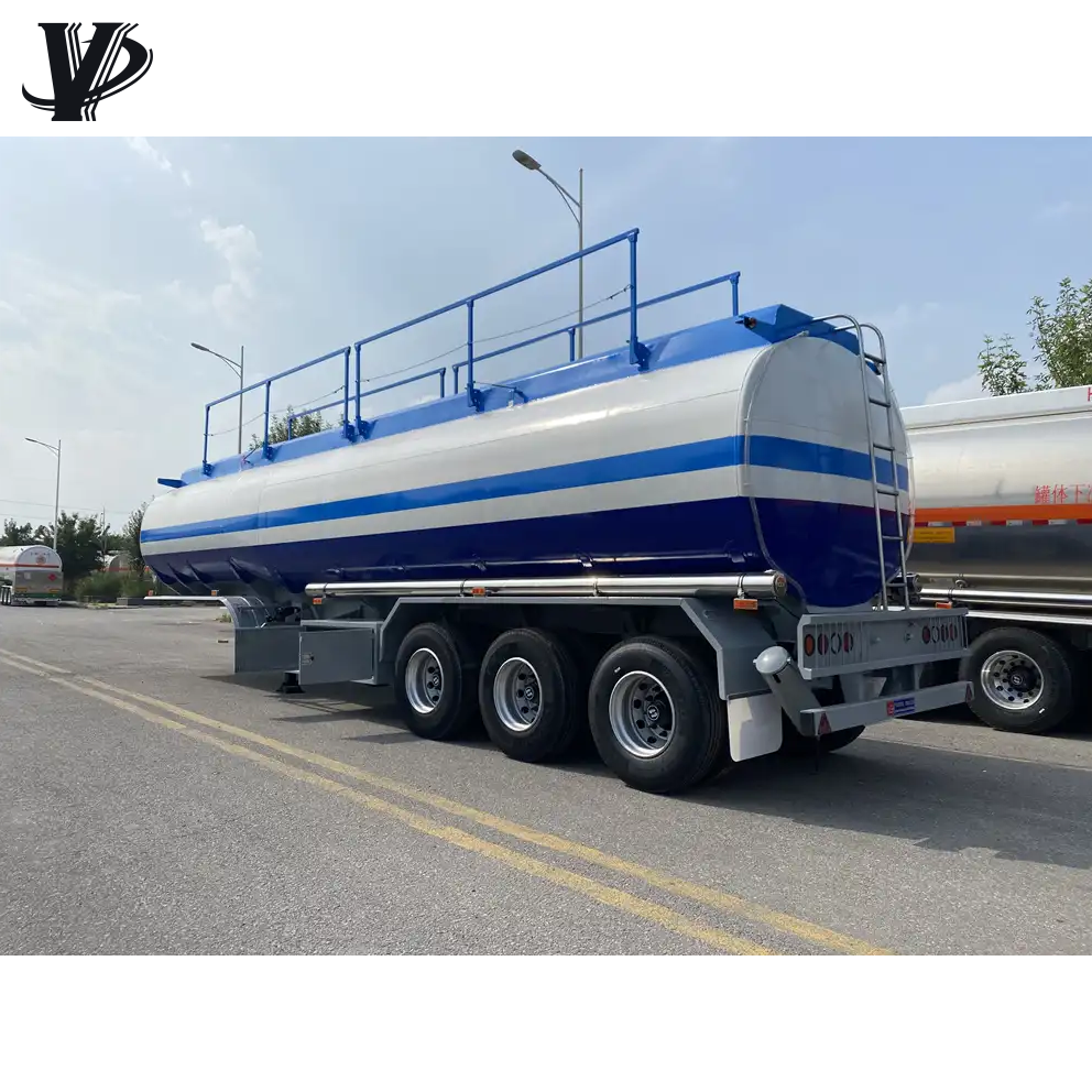 3 axle 40000l tanks fuel tanker trailer