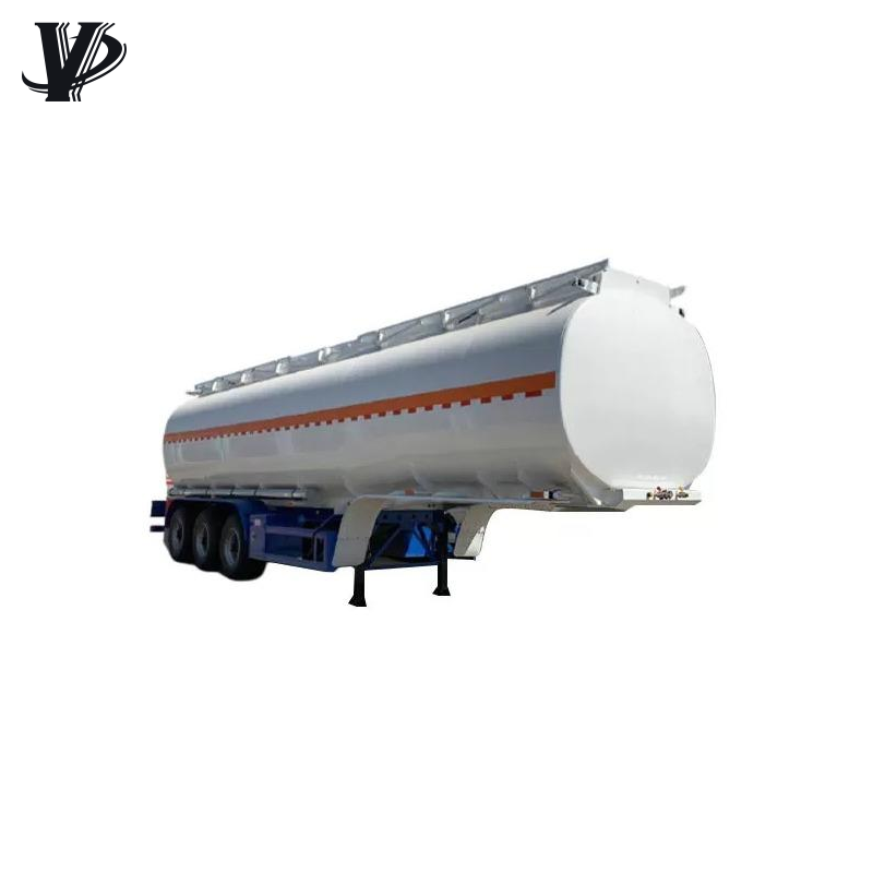 45000liters Aluminum Alloy Fuel Tanker Truck Trailers For Sale