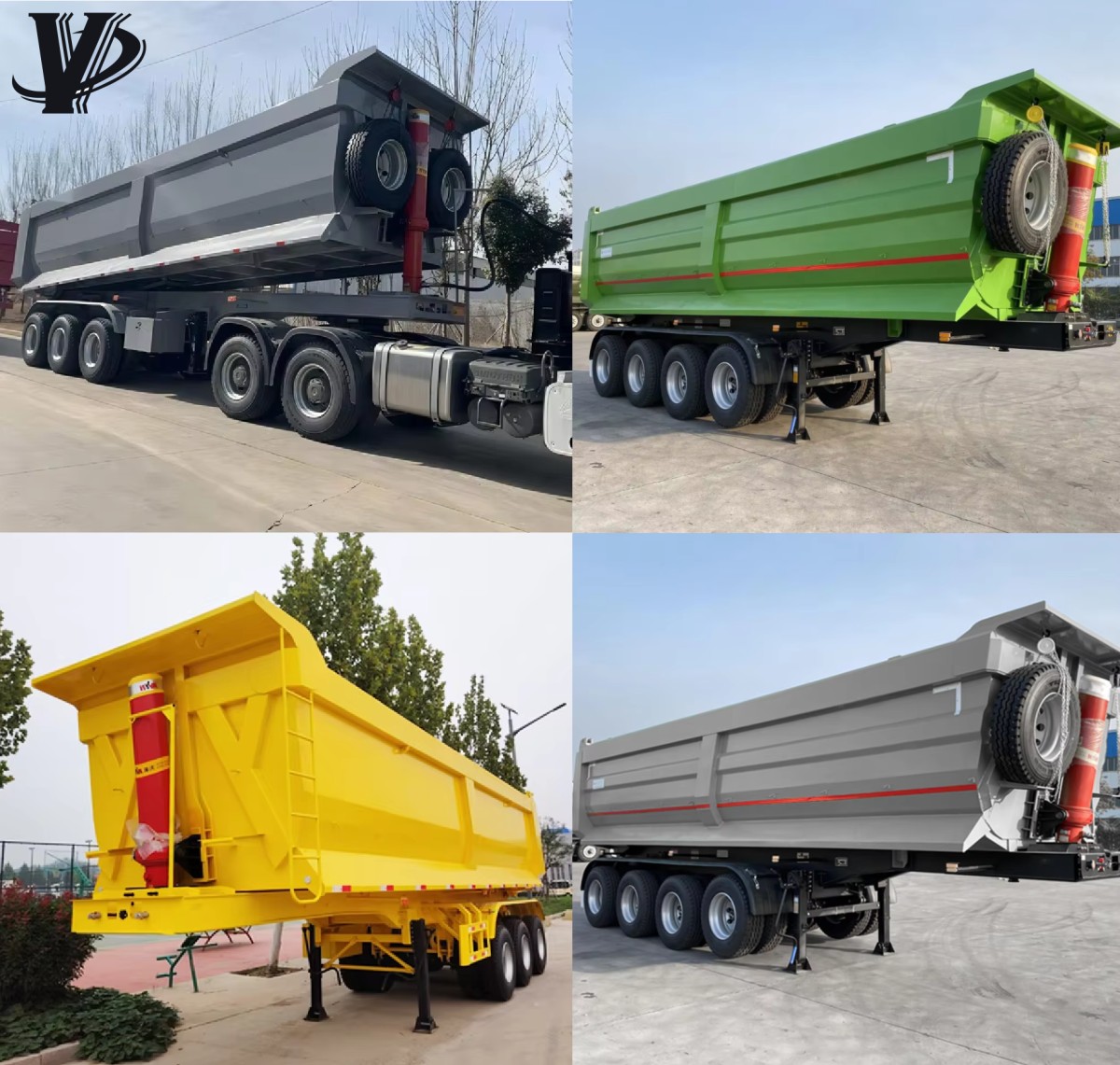 dump semi trailer dump semi trailer