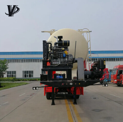 3-axle W shape bulker carrier semi-trailer