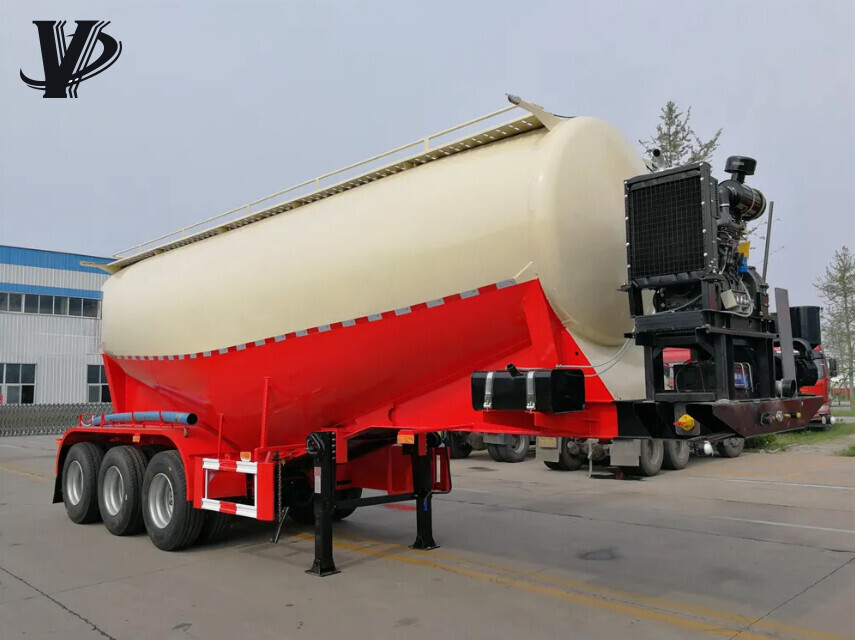3-axle W shape bulker carrier semi-trailer