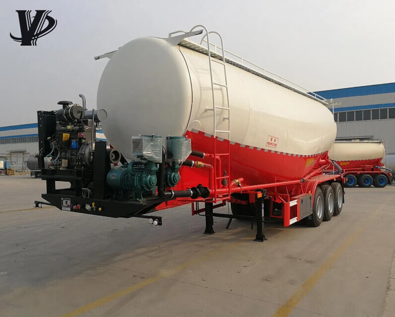 3-axle W shape bulker carrier semi-trailer