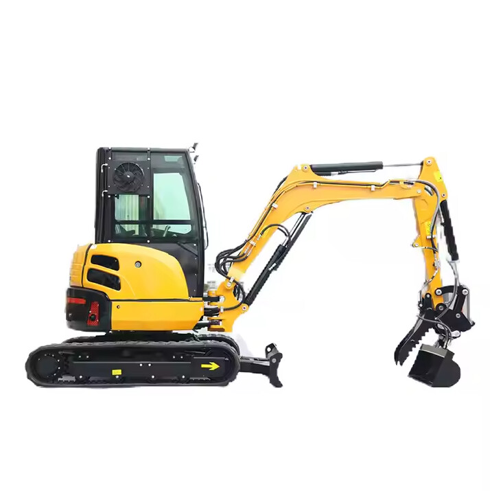 3.5 Ton Small Tracked Excavator With Clamp Attachments