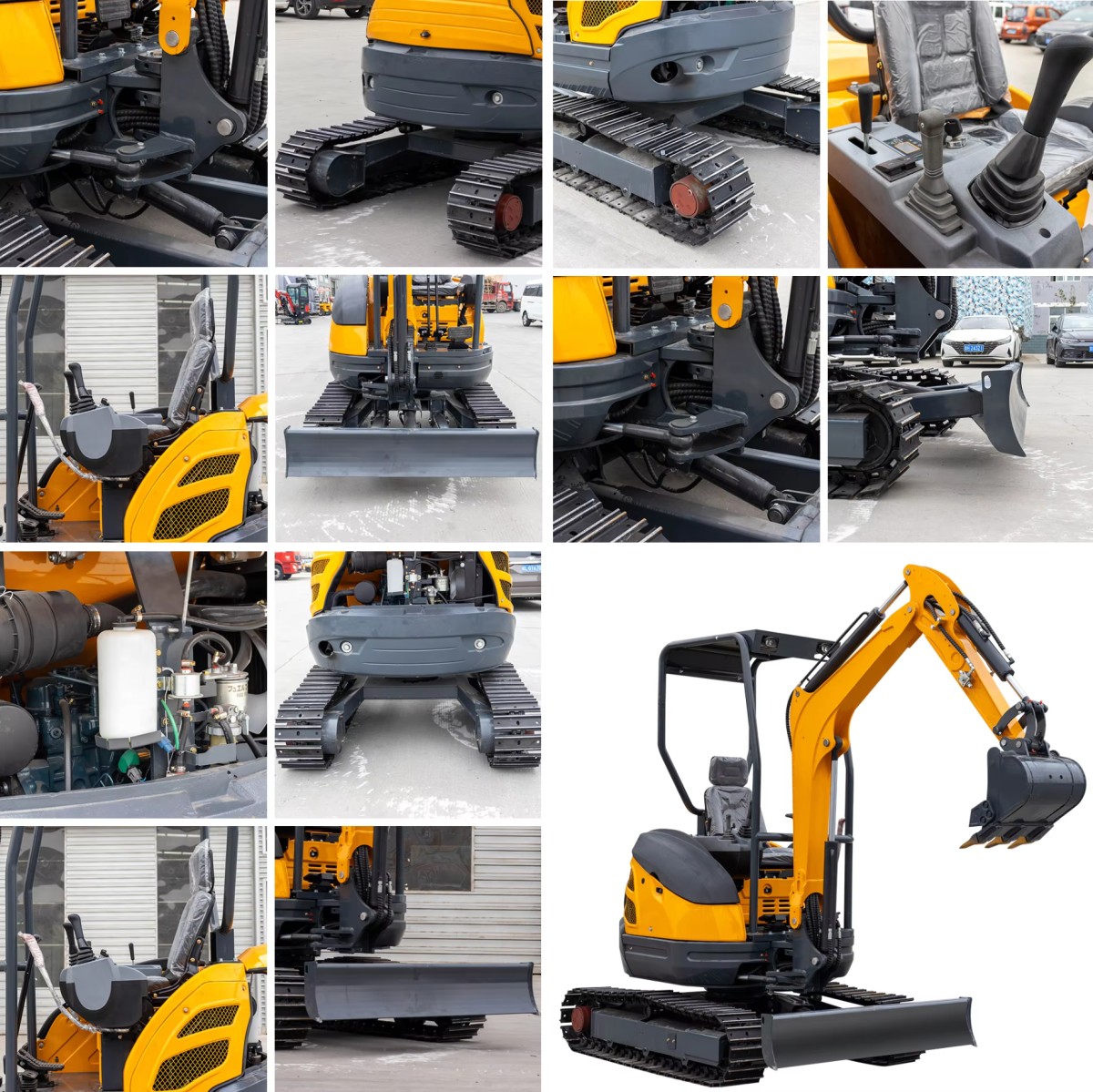2.5Ton Hydraulic Mini Excavator Crawler Small Digger
