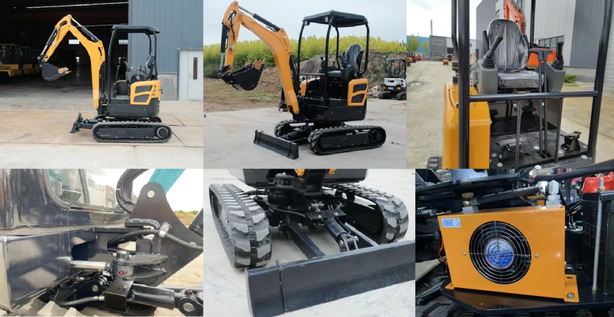 Customize Compact Excavator With Thumb Grab