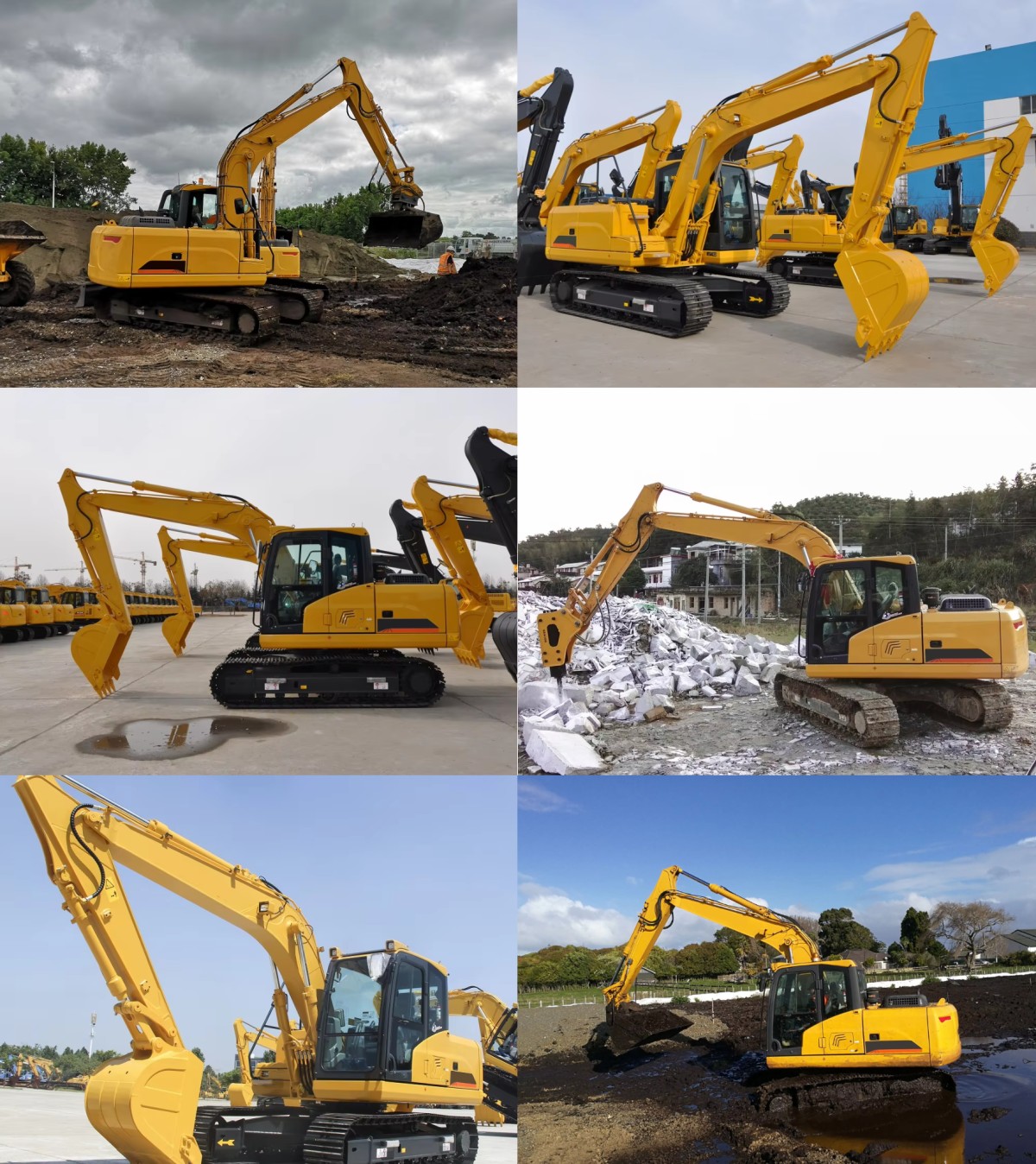 13.5 ton Hydraulic Crawler Excavator