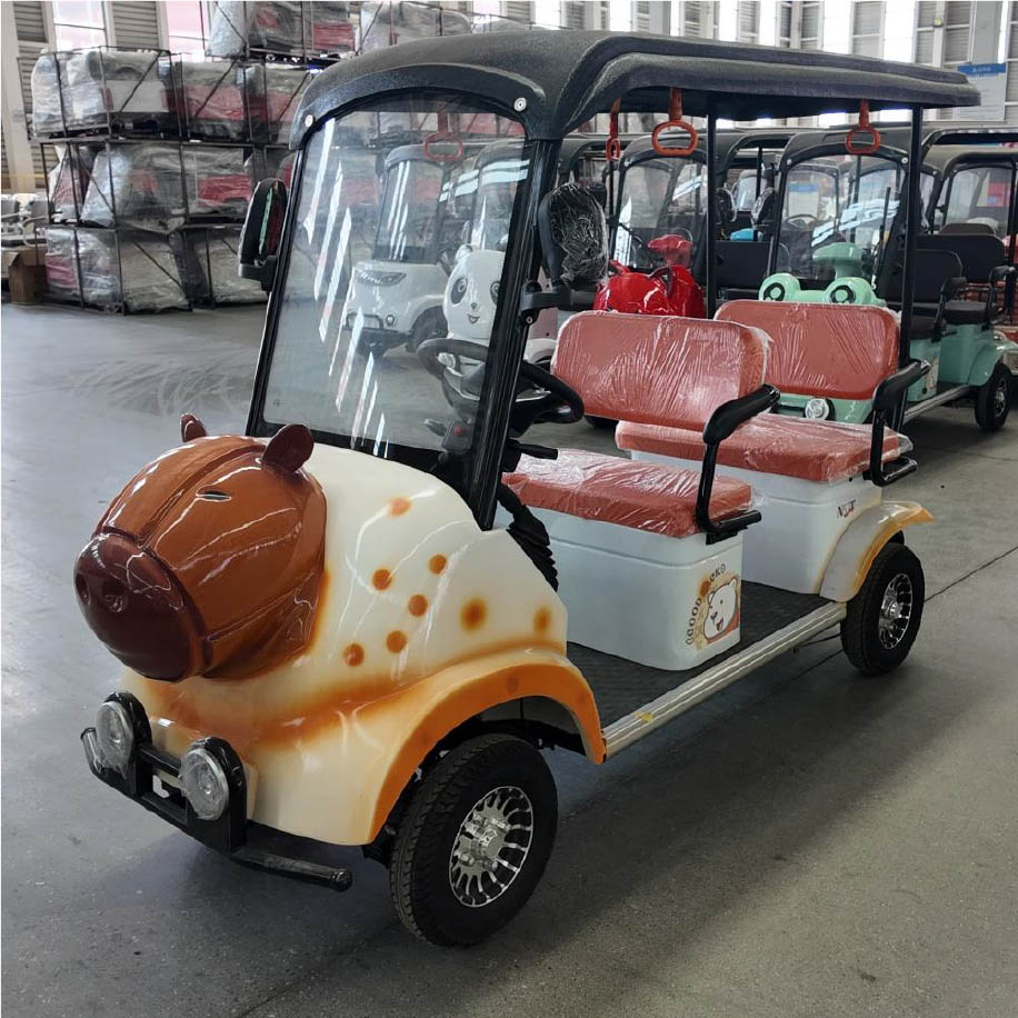 Cartoon electric car