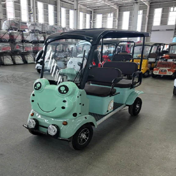 Cartoon electric car
