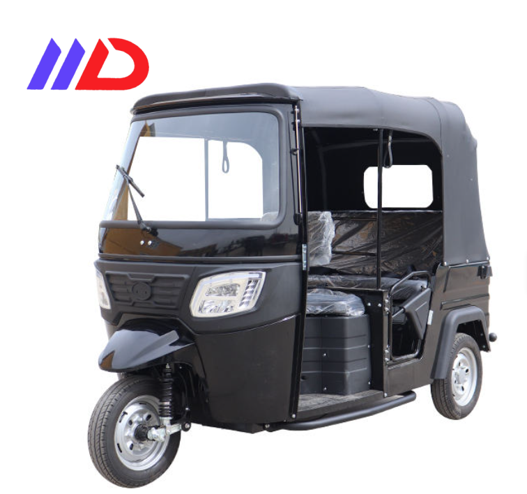 Taxi Spares Open-Body Electric Tricycle 3-Wheel Passenger Use with 72v 3000w Motor