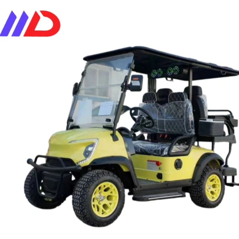 MDEV-GH22 4 4Seats with Battery Mini Lifted Golf Electric Cart Carts for Sale