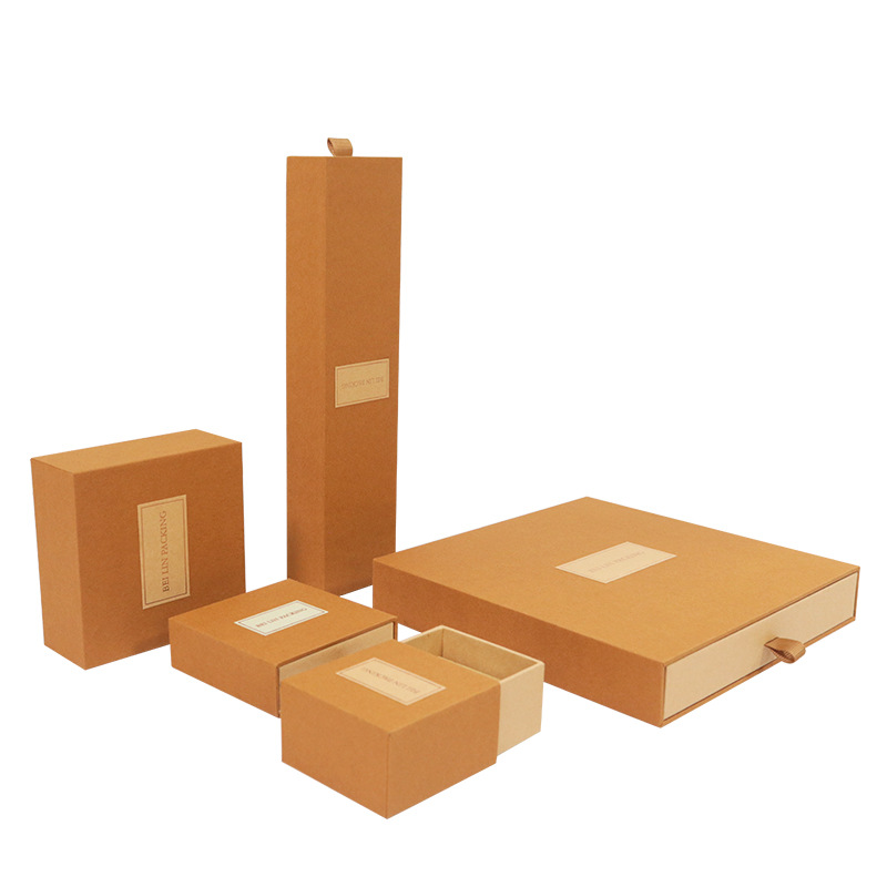 Drawer type packaging box