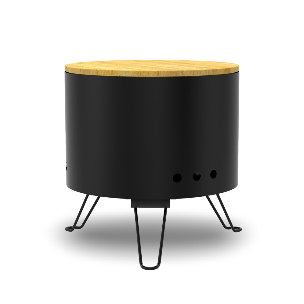 Réchaud barbecue pliable noir