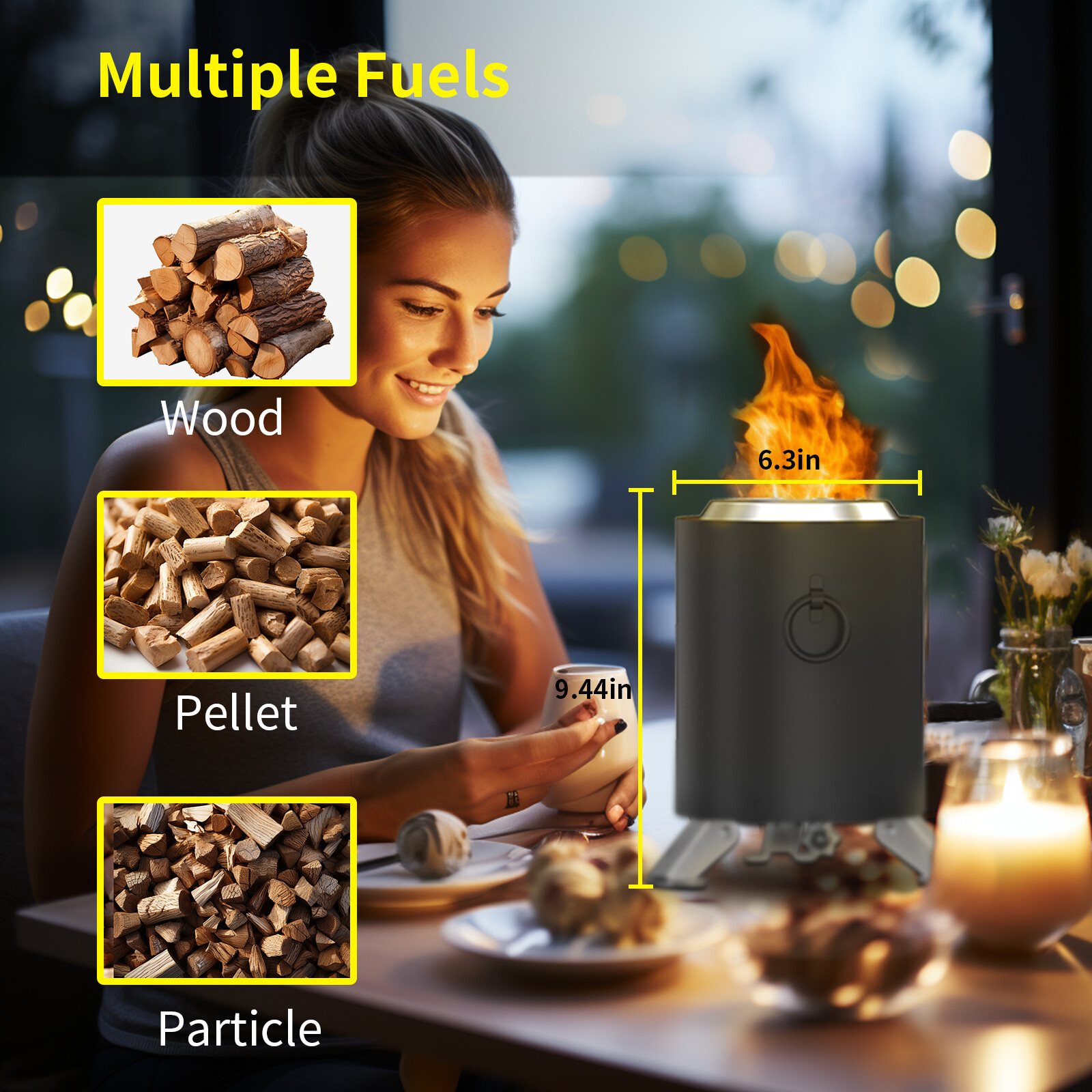 Amazon petit poêle sans fumée