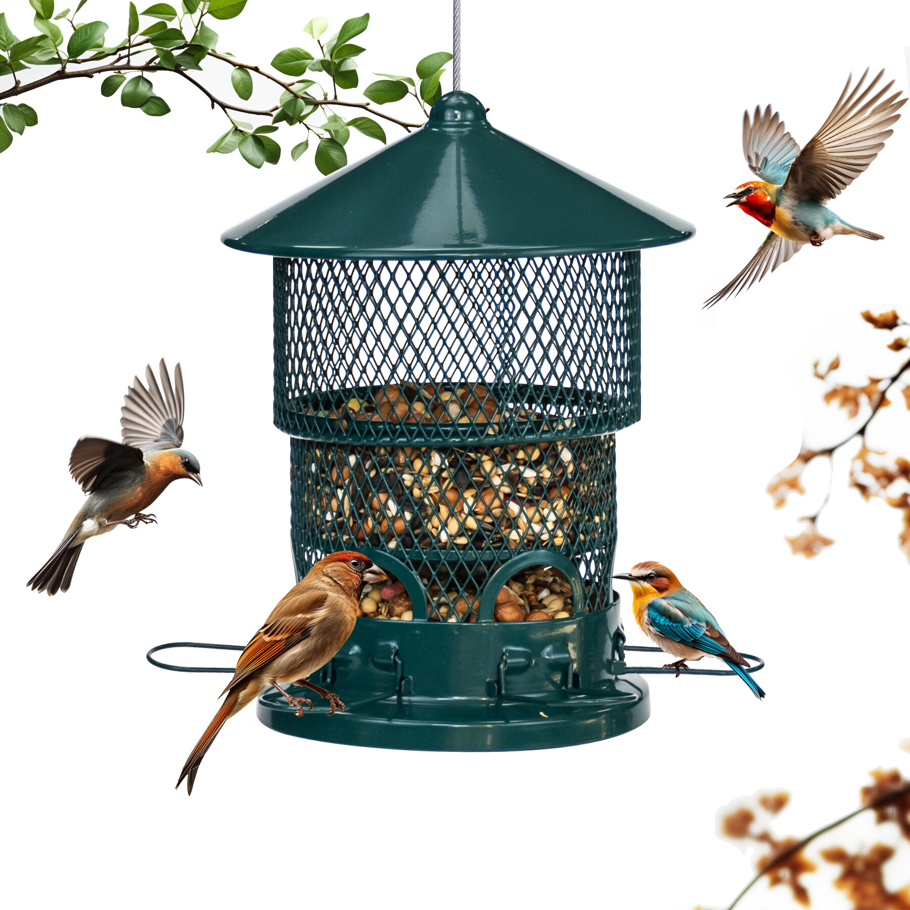 Mangeoire à oiseaux rétractable II