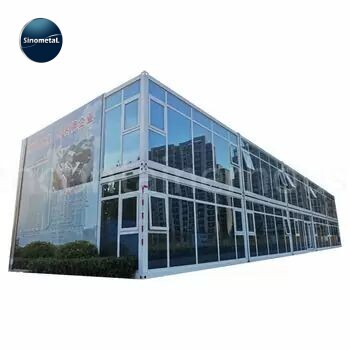 Luxury 2 Story 20Ft Prefeb Mudular Shipping Prefabricated Homes Container House