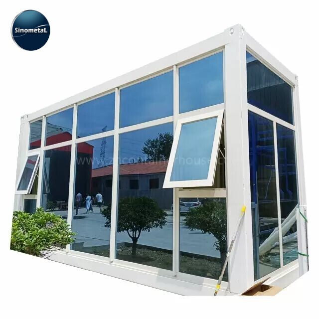 New Technology Container Office Steel Structure Frame Welded Flat Pack Container House