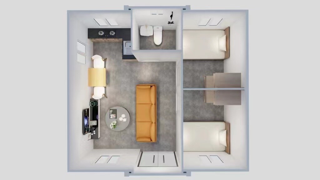 20FT Double Wing Extension Room