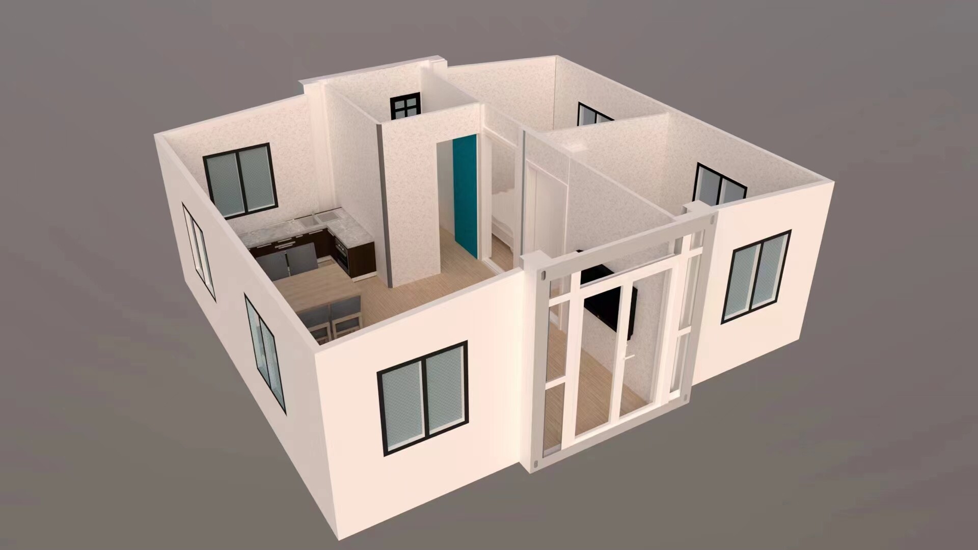 20FT Double Wing Extension Room