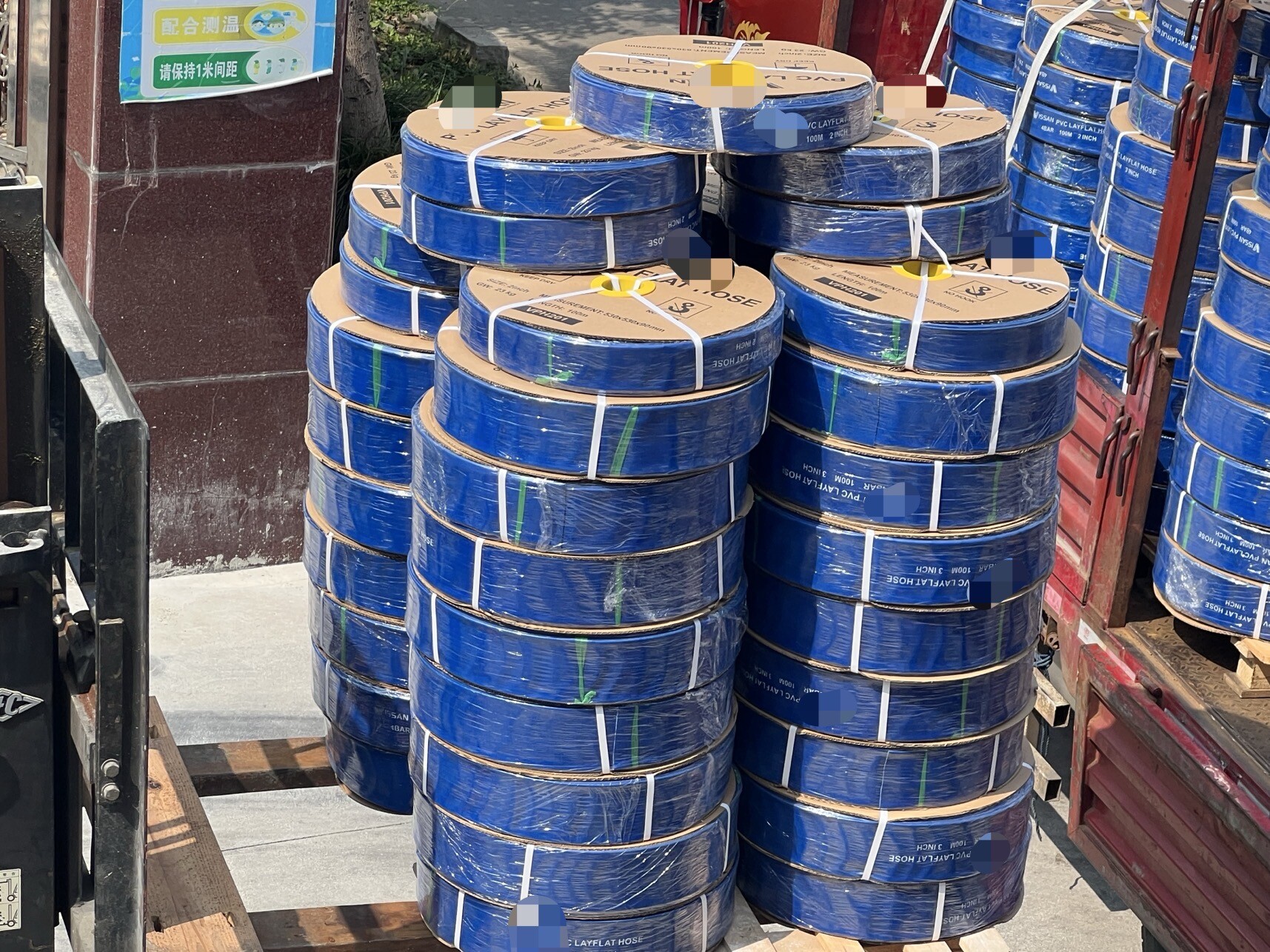 8 bar PVC layflat hose