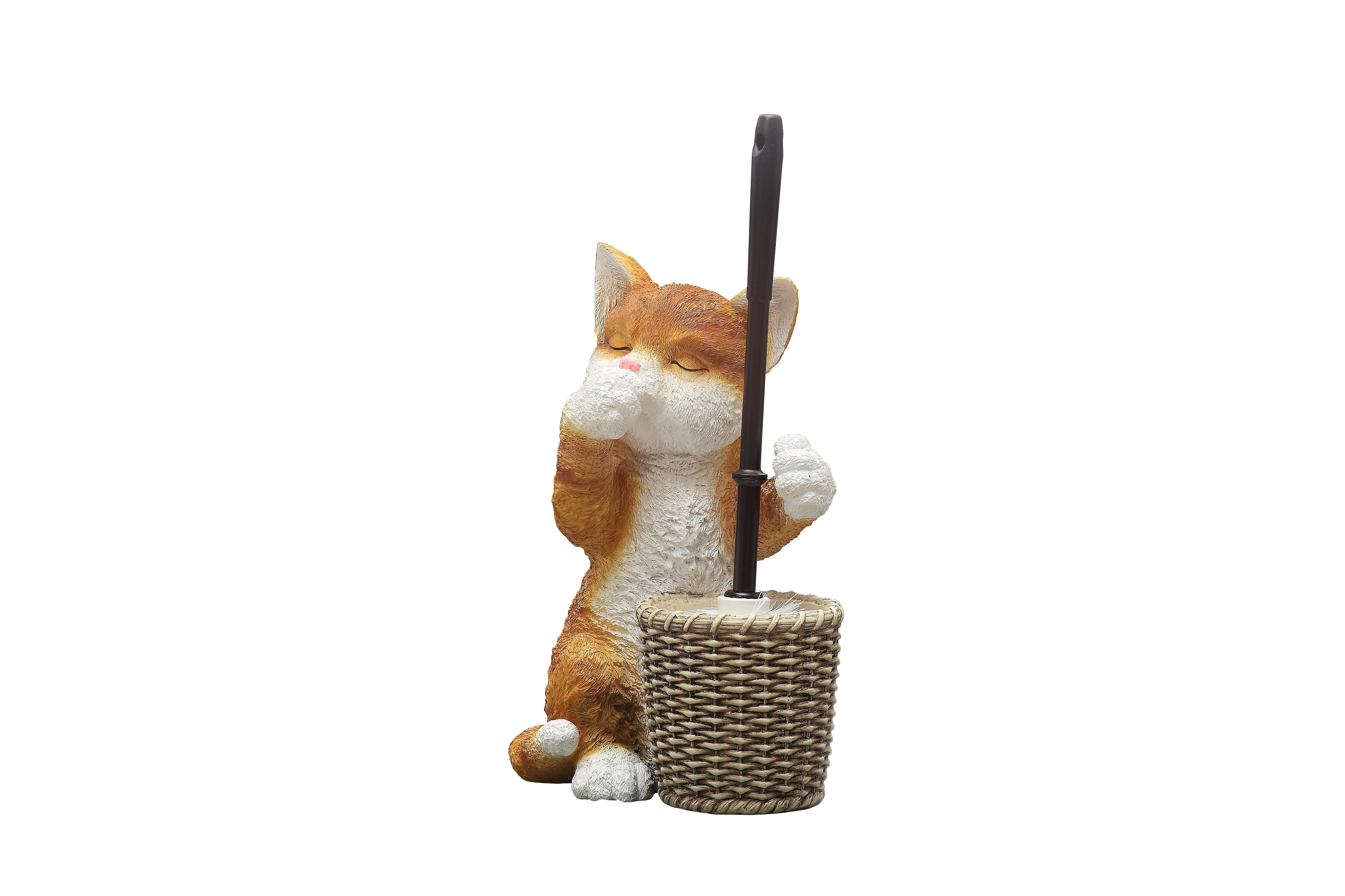 CYR25001 Cat Toilet Brusher Holder Set