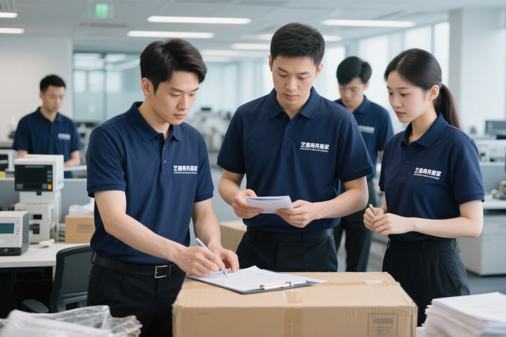 艺搬商务搬家估价师现场