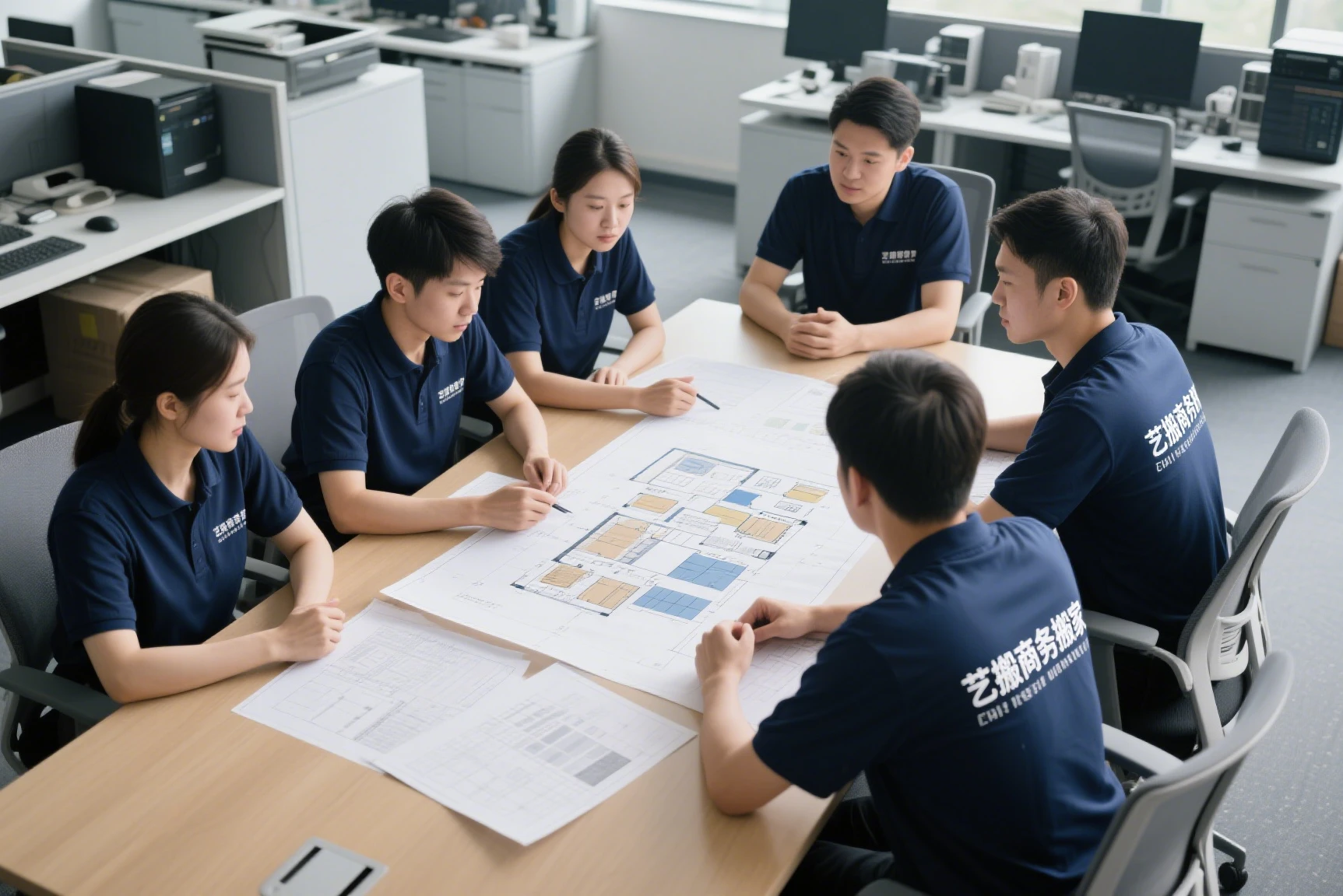 商务搬家估价师现场