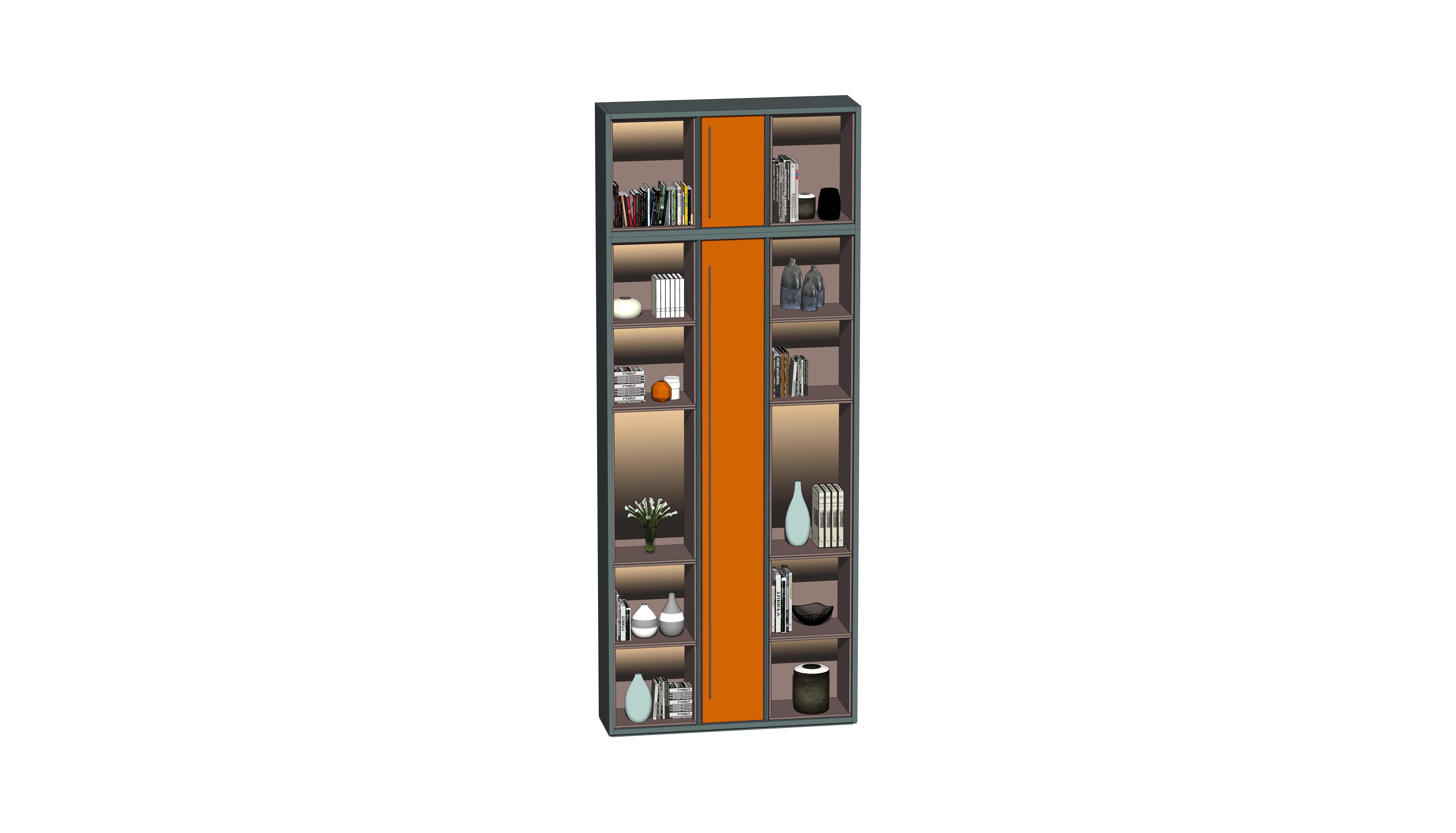 02-ZS01-B02 Partition Cabinet (Exhibition Hall)