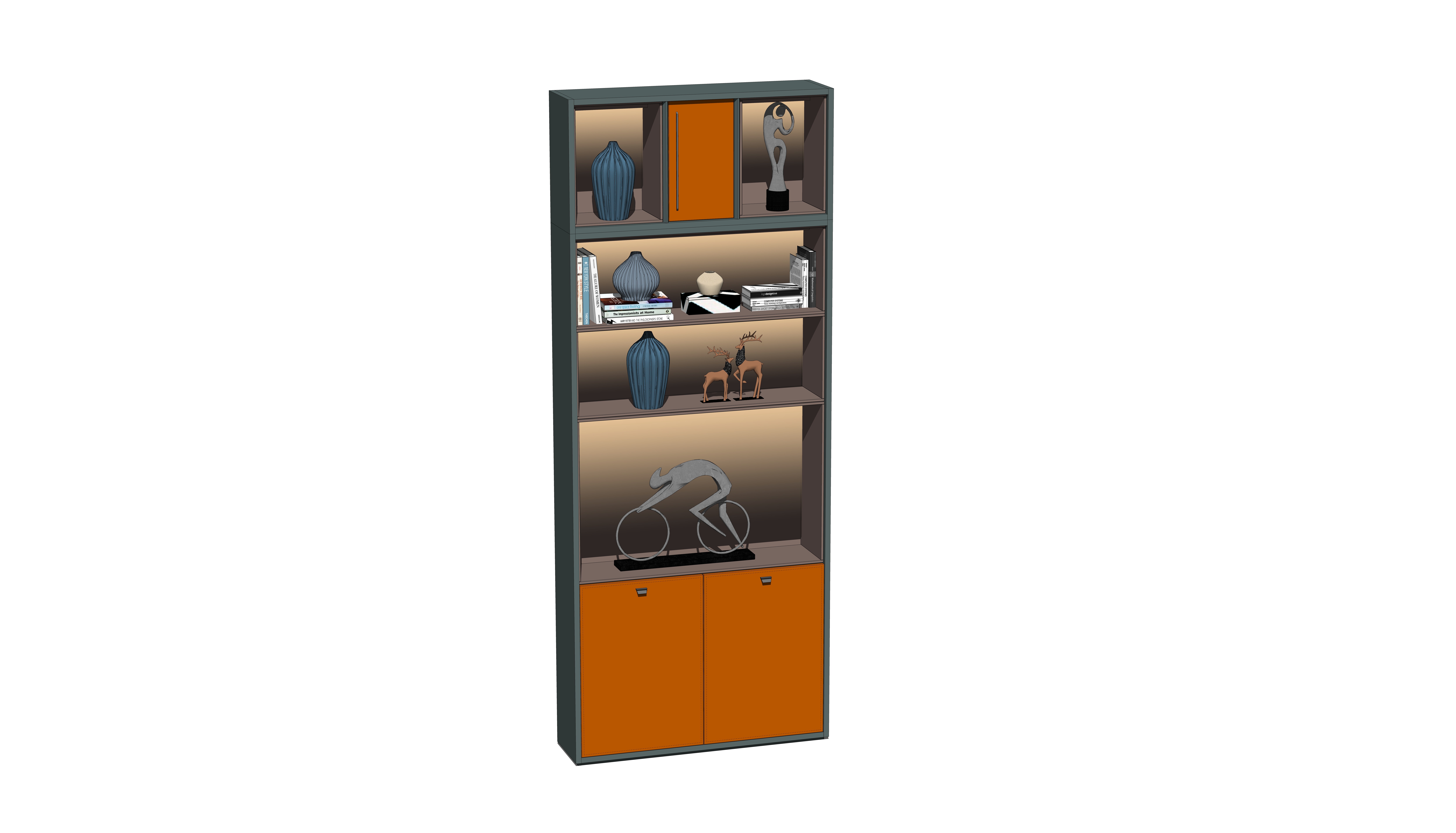02-ZS01-B02 Partition Cabinet (Exhibition Hall)