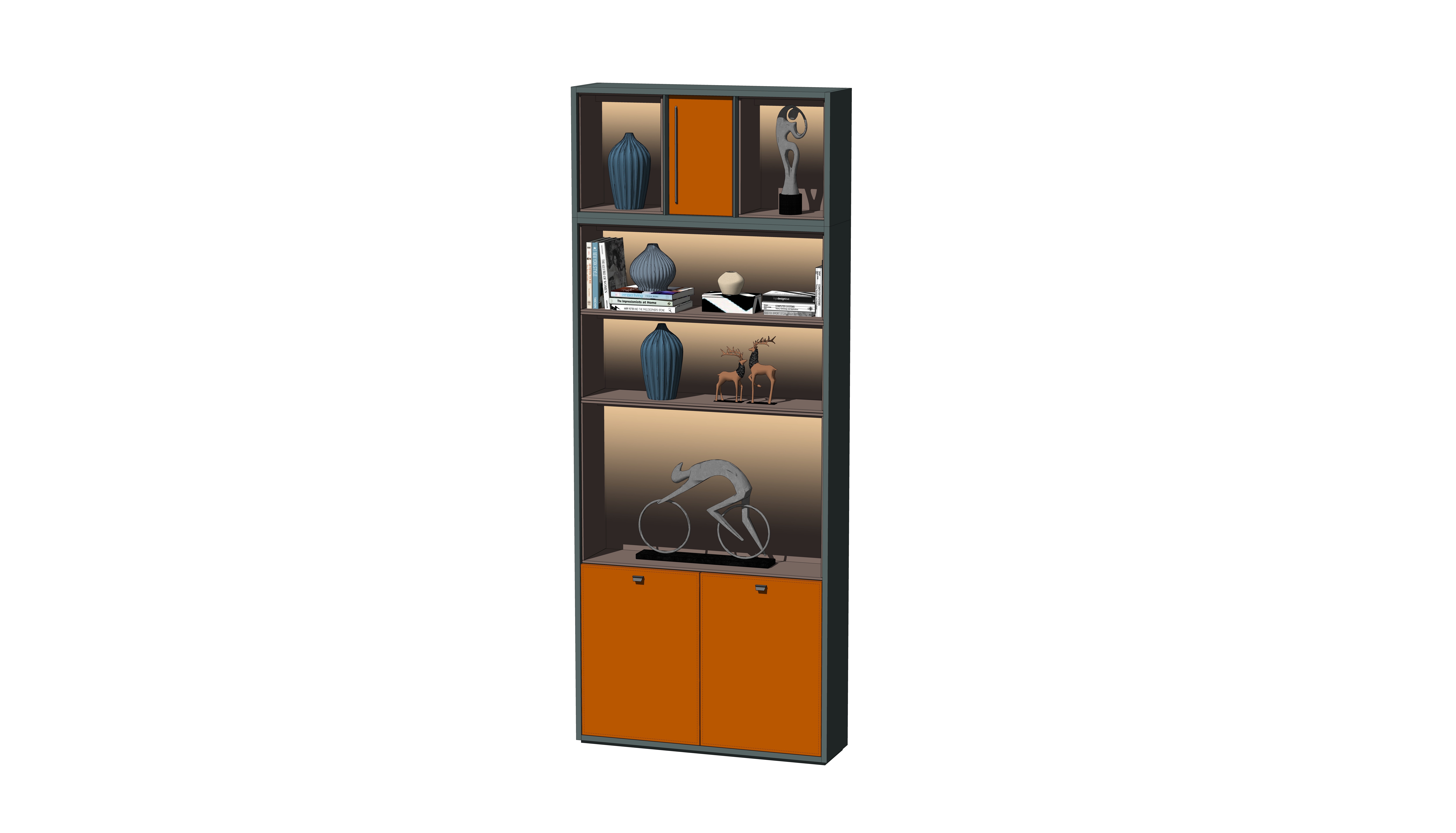 02-ZS01-B02 Partition Cabinet (Exhibition Hall)