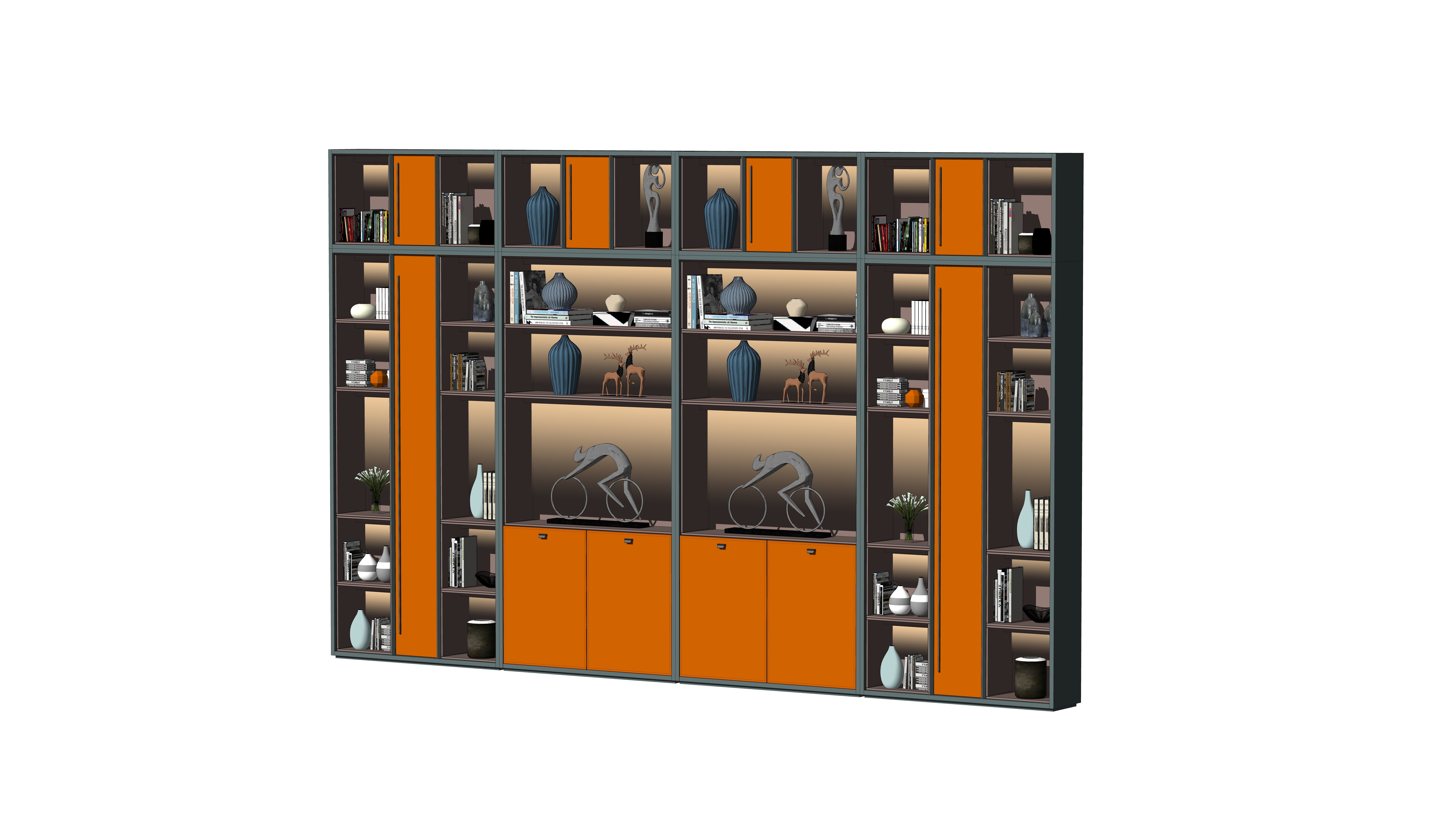 02-ZS01-B02 Partition Cabinet (Exhibition Hall)