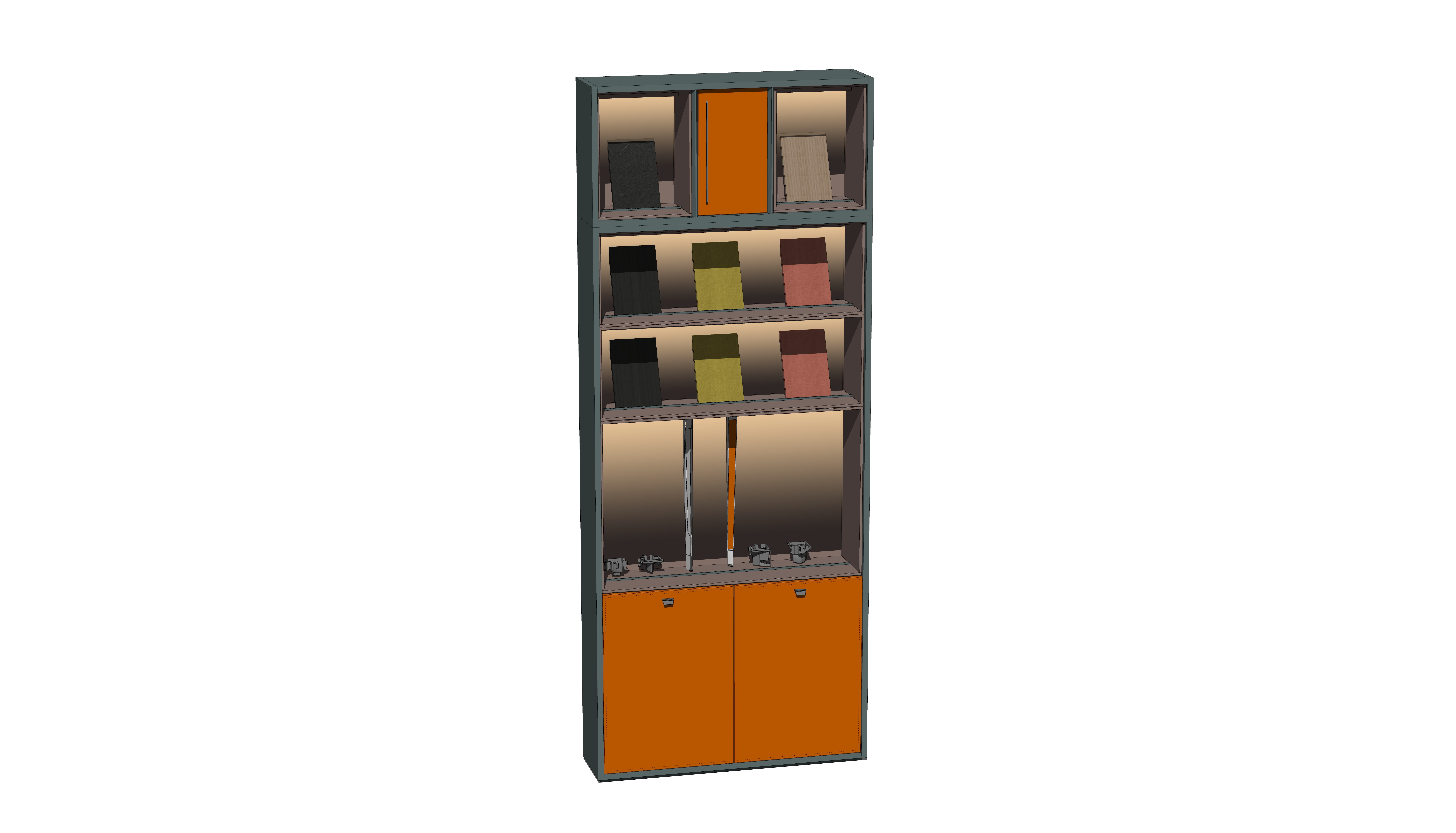03-ZS01-B03 Material Display Cabinet (Showroom)