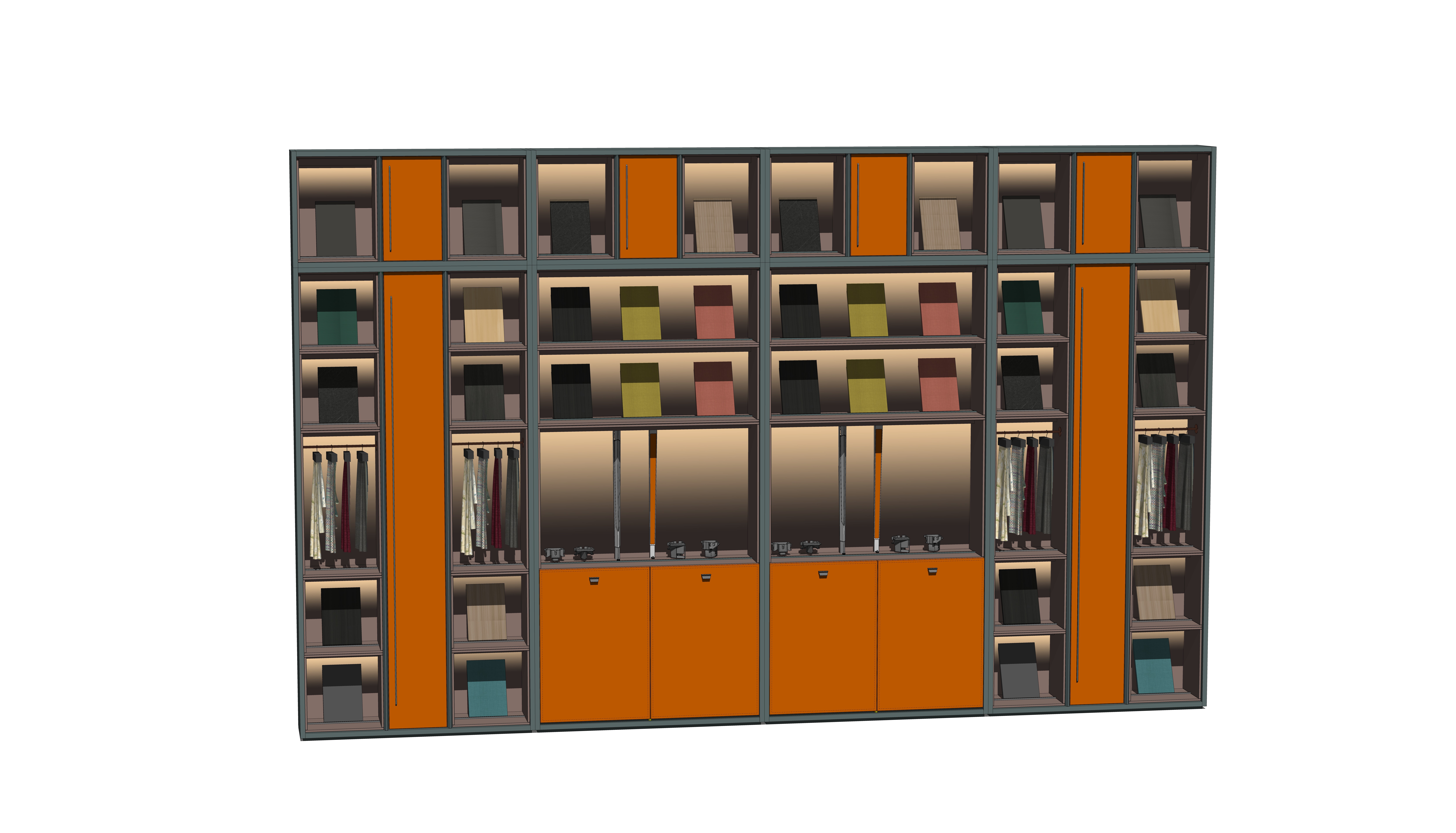 03-ZS01-B03 Material Display Cabinet (Showroom)